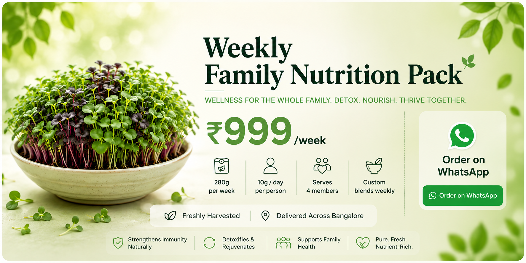 Family Greens Weekly